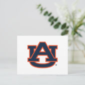Carte Postale Université d'Auburn | Auburn UA Logo (Debout devant)