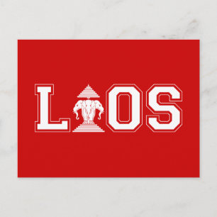 CARTE POSTALE UNIVERSITÉ DE LAOS