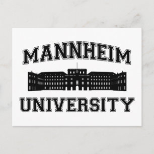 Carte Postale Université de Mannheim / Mannheim University