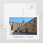 Carte Postale Université de Salamanque (Devant / Derrière)