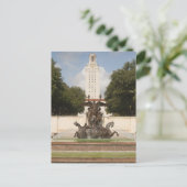 Carte Postale Université de Texad Horloge Tower. (Debout devant)