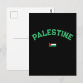 Carte Postale Université de Varsity de l'État de Palestine (Devant / Derrière)