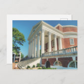 Carte Postale Université de Virginie Rotunda (Devant / Derrière)