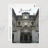 Carte Postale université de zurich (Devant / Derrière)