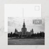 Carte Postale Université d'Etat Lomonosov de Moscou (Devant / Derrière)