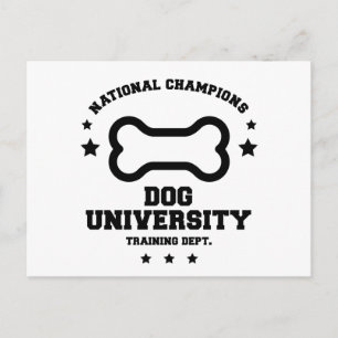 Carte Postale Université Dog