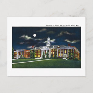 Carte Postale Université d'Omaha, Nebraska
