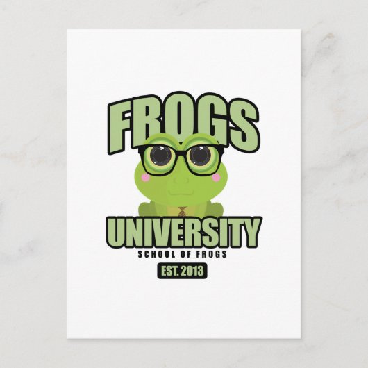 Carte Postale Université Frogs (Devant)