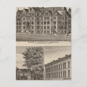 Carte Postale Université Garfield, Kansas