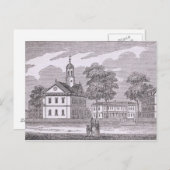 Carte Postale Université Harvard, de 'Historical (Devant / Derrière)