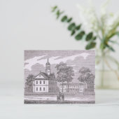 Carte Postale Université Harvard, de 'Historical (Debout devant)