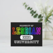 Carte Postale Université lesbienne Dark (Debout devant)