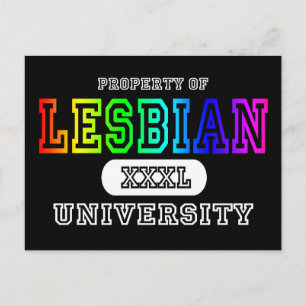 Carte Postale Université lesbienne Dark