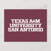 Carte Postale Université Texas A&M de San Antonio (Devant)
