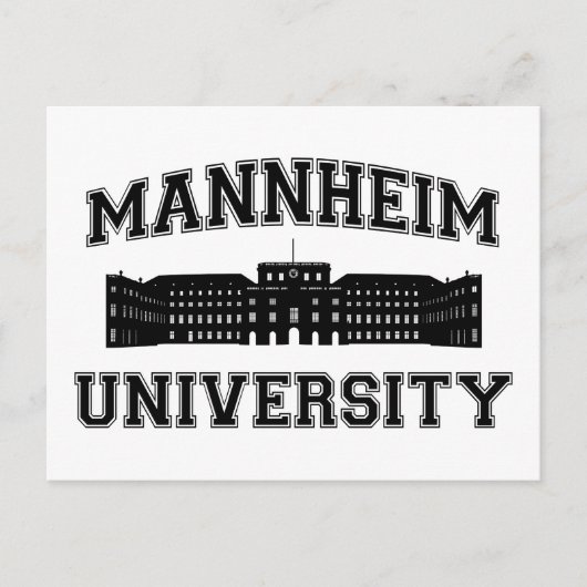 Carte Postale Université Universität Mannheim / Mannheim (Devant)