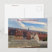 Carte Postale UnMondeACelerer : Salutations de Nuremberg ! (Devant / Derrière)