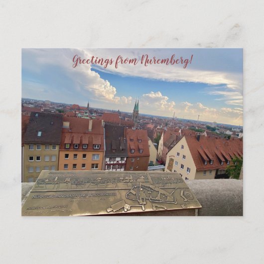 Carte Postale UnMondeACelerer : Salutations de Nuremberg ! (Devant)