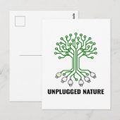 Carte Postale Unplugged Nature Circuit Tree USB (Devant / Derrière)