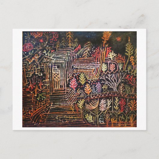 Carte Postale Untitled (Reconstruction) par Paul Klee 1926 (Devant)