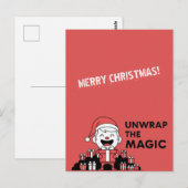 Carte Postale Unwrap the Magic Christmas (Devant / Derrière)