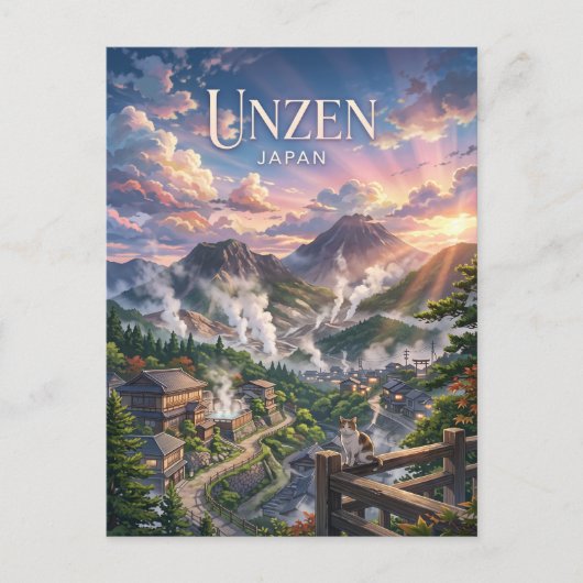 Carte Postale Unzen Japon (Devant)