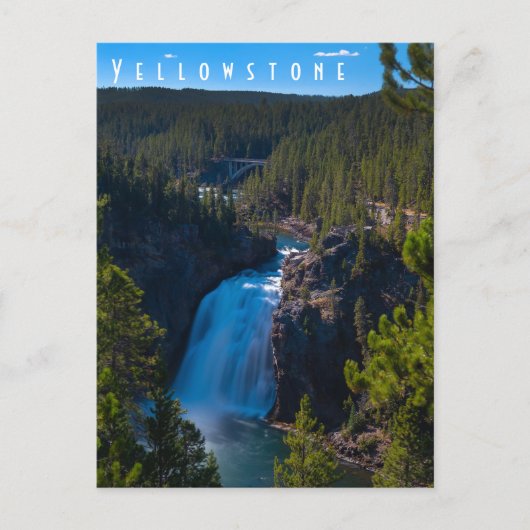 Carte Postale Upper Falls Grand Canyon du Yellowstone (Devant)
