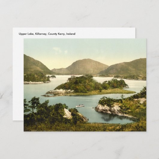 Carte Postale Upper Lake, Killarney, comté de Kerry (Devant / Derrière)