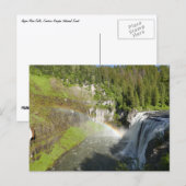 Carte Postale Upper Mesa Falls (Devant / Derrière)