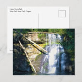 Carte Postale Upper North Falls, Silver Falls, Oregon (Devant / Derrière)