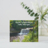 Carte Postale Upper Tahquamenon Falls, Michigan (Debout devant)