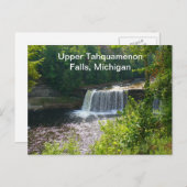 Carte Postale Upper Tahquamenon Falls, Michigan (Devant / Derrière)