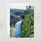 Carte Postale Upper Yellowstone Falls (Devant / Derrière)