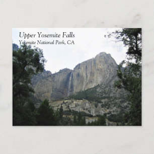 Carte Postale Upper Yosemite Falls, parc national Yosemite, CA P