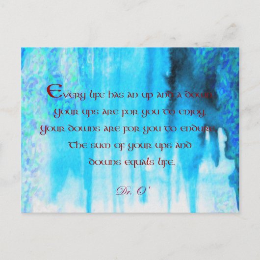 Carte postale Ups et Downs (Devant)