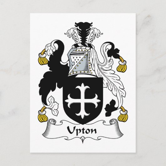 Carte Postale Upton Family Crest (Devant)