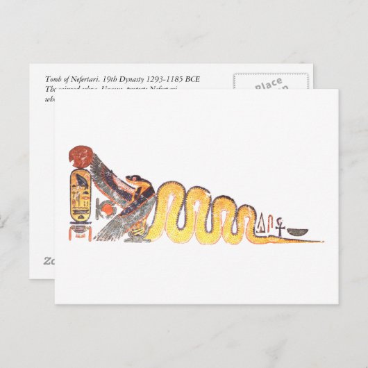 Carte Postale Uraeus (Devant / Derrière)