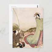 Carte Postale "Urashima Taro" par Edmund Dulac (Devant / Derrière)
