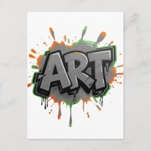 Carte Postale Urban Splash Art Graffiti Pulse Bold Street Expres