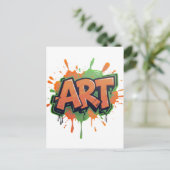 Carte Postale Urban Splash Art Graffiti Pulse Bold Street Expres (Debout devant)