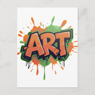 Carte Postale Urban Splash Art Graffiti Pulse Bold Street Expres