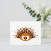 Carte Postale Urchin Mer Orange (Debout devant)