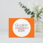 Carte Postale Urgence de Quaker (Debout devant)