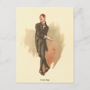 Carte Postale Uriah Heep par Kyd de David Copperfield de Dickens