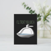 Carte Postale Urinoir (Debout devant)