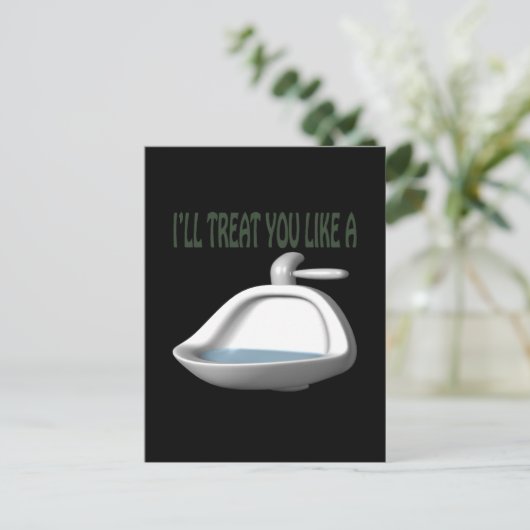 Carte Postale Urinoir (Debout devant)