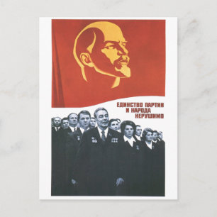 Carte Postale URSS CCCP Guerre froide Union soviétique Propagati