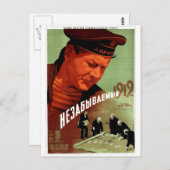Carte Postale URSS CCCP Guerre froide Union soviétique Propagati (Devant / Derrière)