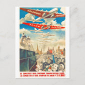 Carte Postale URSS CCCP Guerre froide Union soviétique Propagati (Devant)