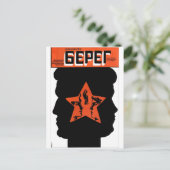 Carte Postale URSS CCCP Guerre froide Union soviétique Propagati (Debout devant)