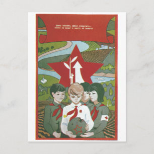 Carte Postale URSS CCCP Guerre froide Union soviétique Propagati
